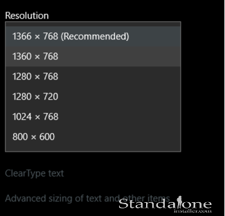 Screen Resolution