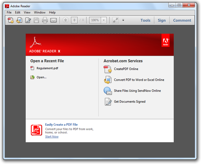 adobe acrobat reader and writer free download