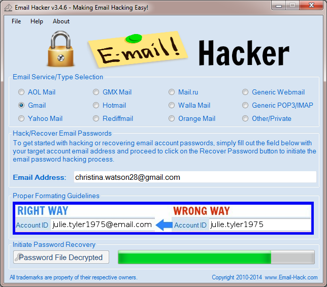 Email Hacker V3 4.6 Download Free