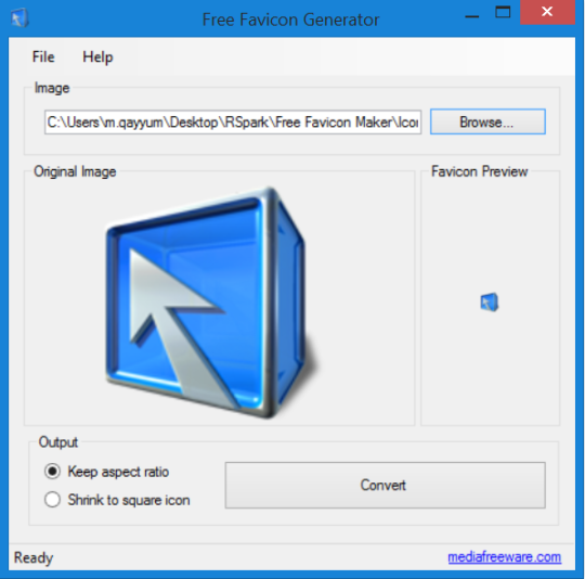 favicon and app icon generator