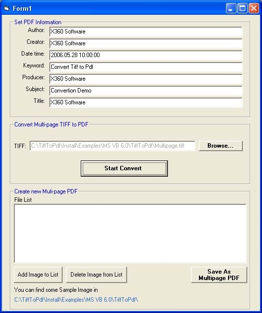 X Tiff To Pdf Image Activex Control Standaloneinstaller