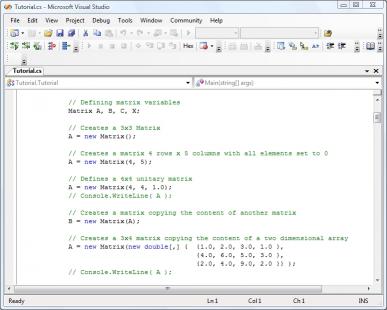 Download .NET Matrix Library 64-bit Developer