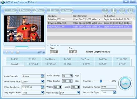 Download 007 Video Converter Platinum