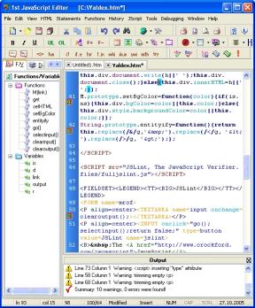 Download 1st JavaScript Editor Lite 2.0