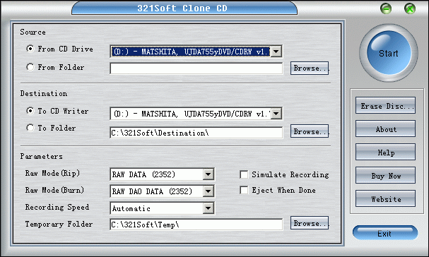 321soft clone CD tunny