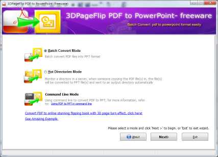 3DPageFlip PDF to PowerPoint - freeware