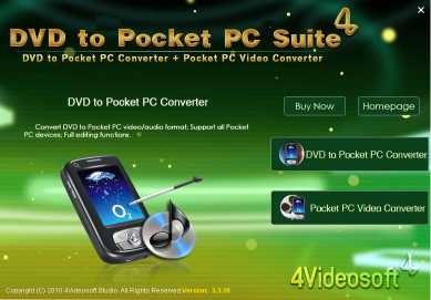 4Videosoft DVD to Pocket PC Suite