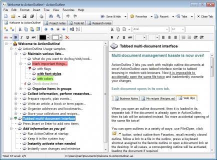 Download ActionOutline Lite