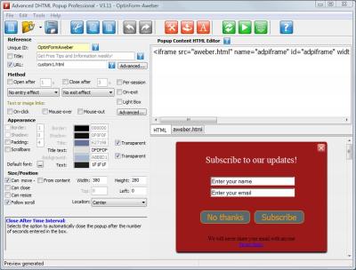 Download Advanced DHTML Popup Pro