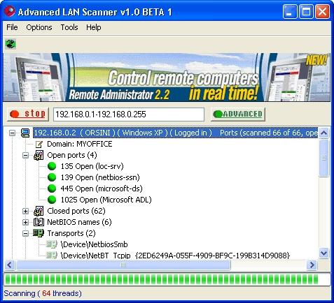 Download Advanced LAN Scanner