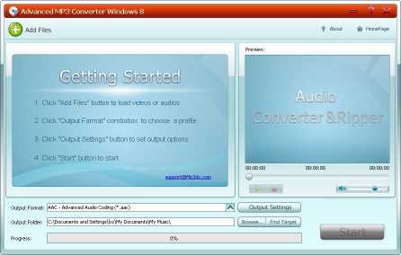 Download Advanced MP3 Converter Windows 8