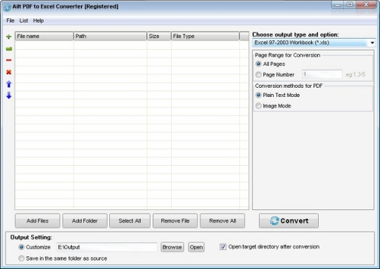 pdf to excel converter exe free download