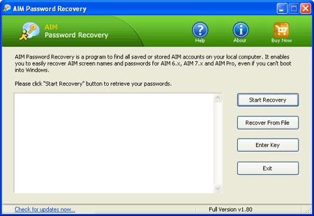 Download AIM Password Recovery