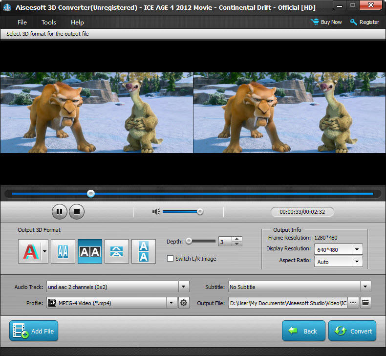 4media 2d to 3d video converter license