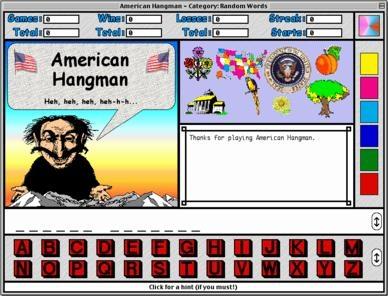 Download American Hangman Presidents and States