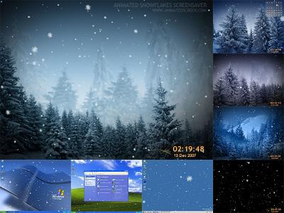 Download Animated SnowFlakes Screensaver