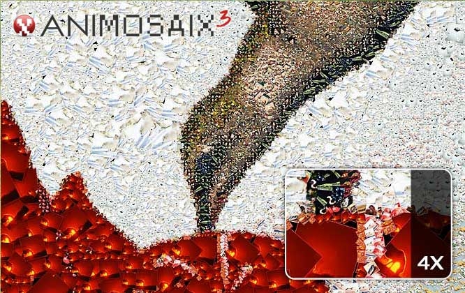 photo mosaic screensaver