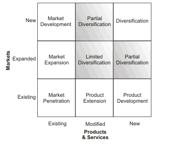 Ansoff Vertical Diversification Software