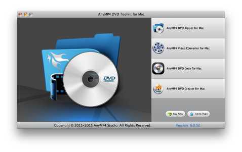 AnyMP4 DVD Toolkit for Mac