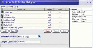 Download ApecSoft Audio Stripper