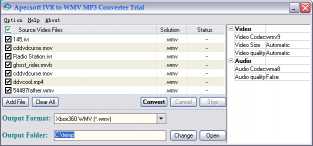 Download ApecSoft IVR to WMV MP3 Converter