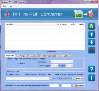 Download Apex Convert Multiple TIFF to PDF