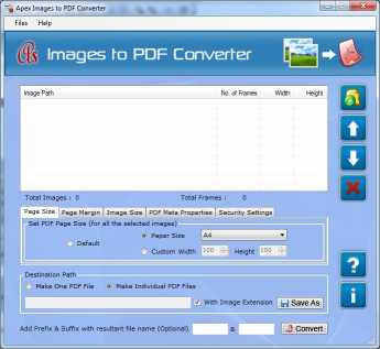 Apex IMG to PDF File Converter