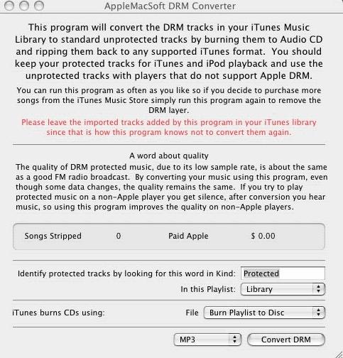 Download AppleMacSoft DRM Converter for Mac