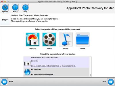 Download AppleXsoft Photo Recovery for Mac