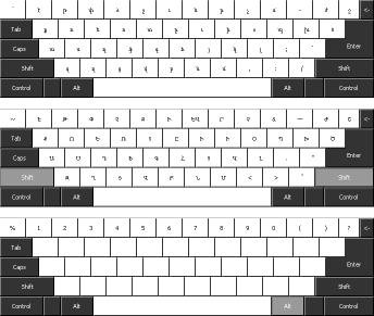 Armenian Phonetic Keyboard Layout - standaloneinstaller.com