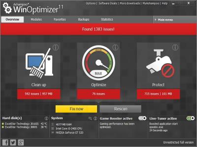 Download Ashampoo WinOptimizer 11