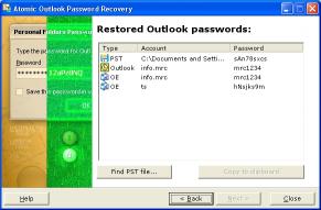Download Atomic Outlook Password Recovery