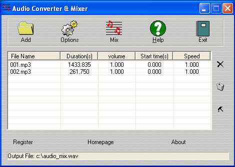 Download Audio Converter & Mixer
