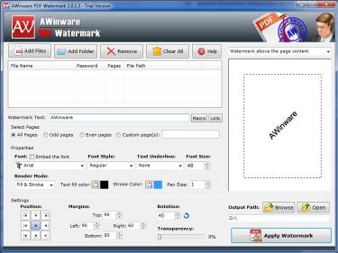 Download AWinware Watermark Multiple PDF