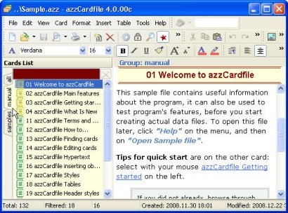 Azz Cardfile For Mac