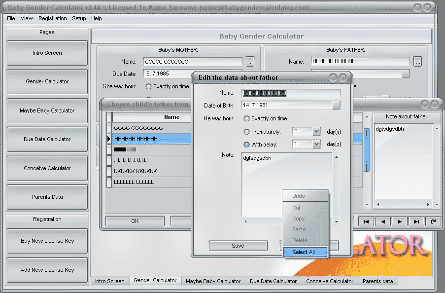 Baby Gender Calculator - standaloneinstaller.com