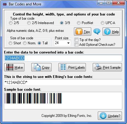 Download Bar Codes and More