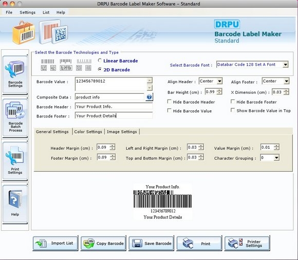 barcode maker mac os x