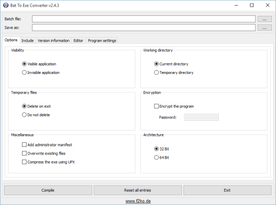 Bat To Exe Converter Portable Standaloneinstaller Com