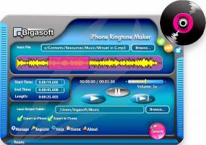 Download Bigasoft iPhone Ringtone Maker