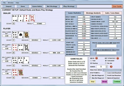 Download Blackjack Bet and Play Simulator