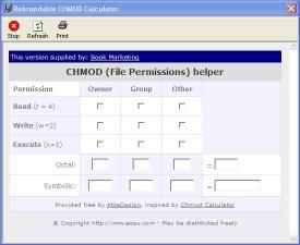Download Book Marketing CHMod Calculator