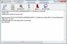 Boxoft Free PDF To Text Converter (freeware)