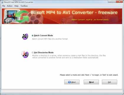 Boxoft MP4 to AVI Freeware