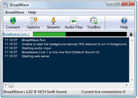 Download BroadWave Pro Streaming Audio Server