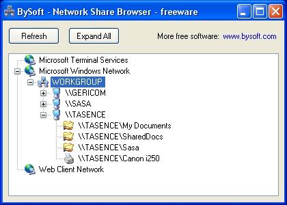 Download BySoft Network Share Browser