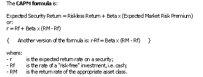 CAPM Capital Asset Pricing Model (MBA)