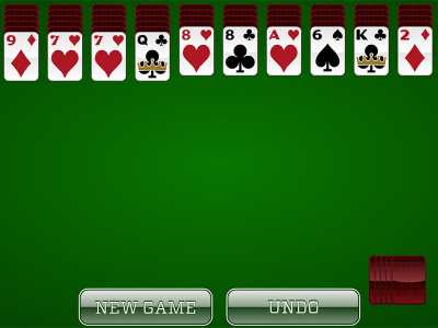 Card Game 4 Suit Spider Solitaire
