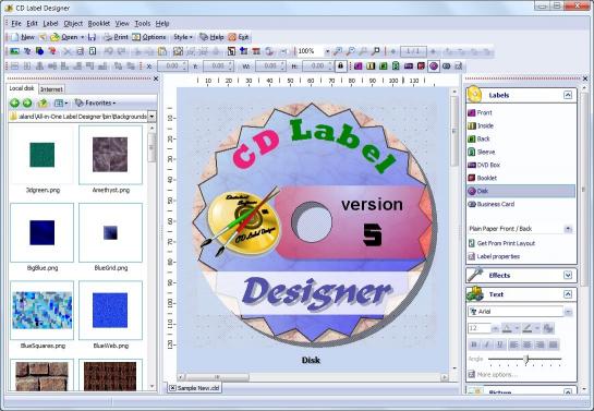Download CD Label Designer