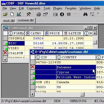 Download CDBF - DBF Viewer and Editor